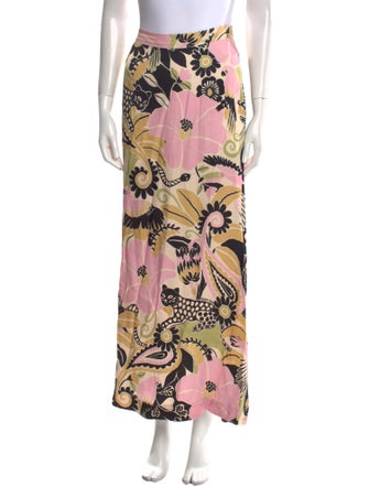 Farm Rio Floral Print Long Skirt