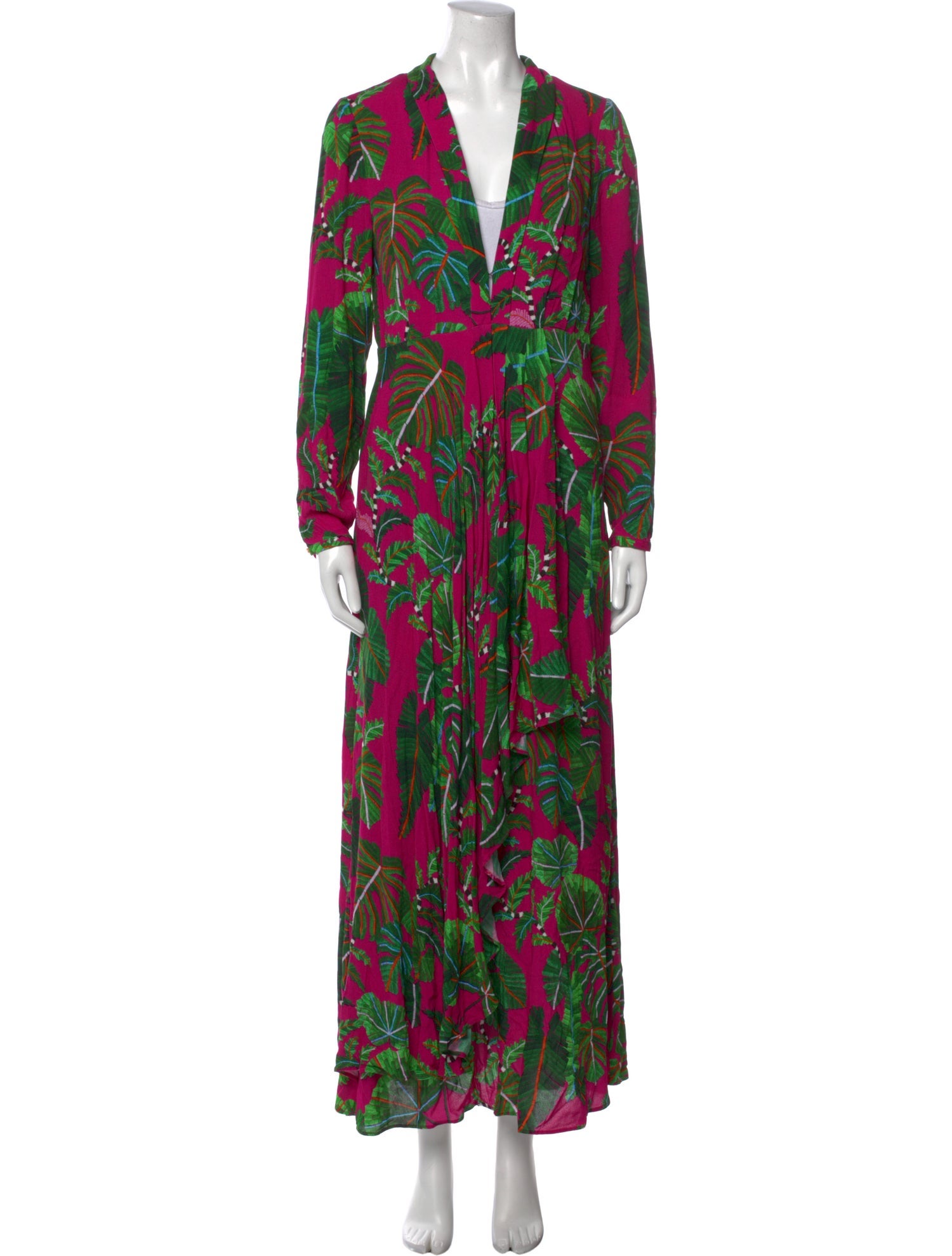 Farm Rio Printed Long Dress