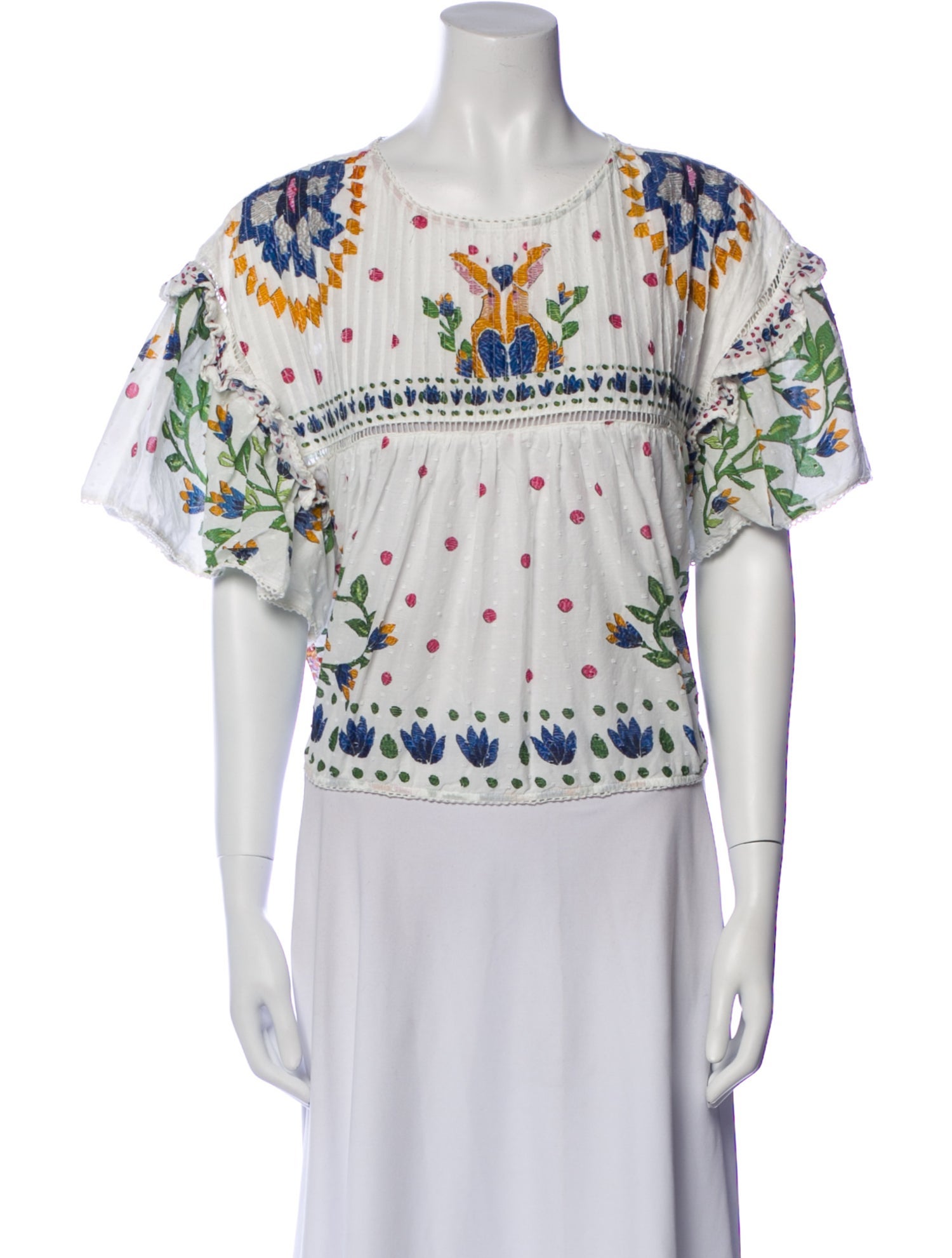 Farm Rio Printed Scoop Neck T-Shirt