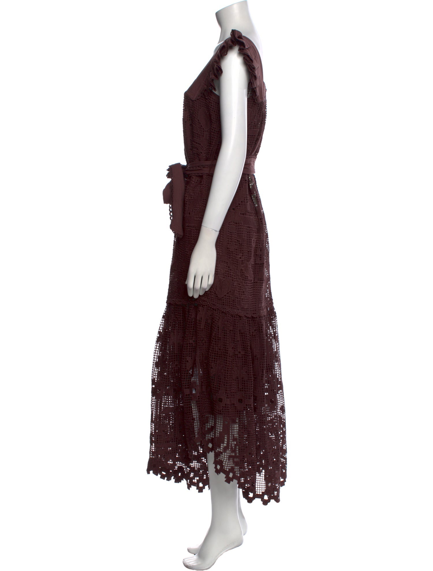 Farm Rio Square Neckline Long Dress