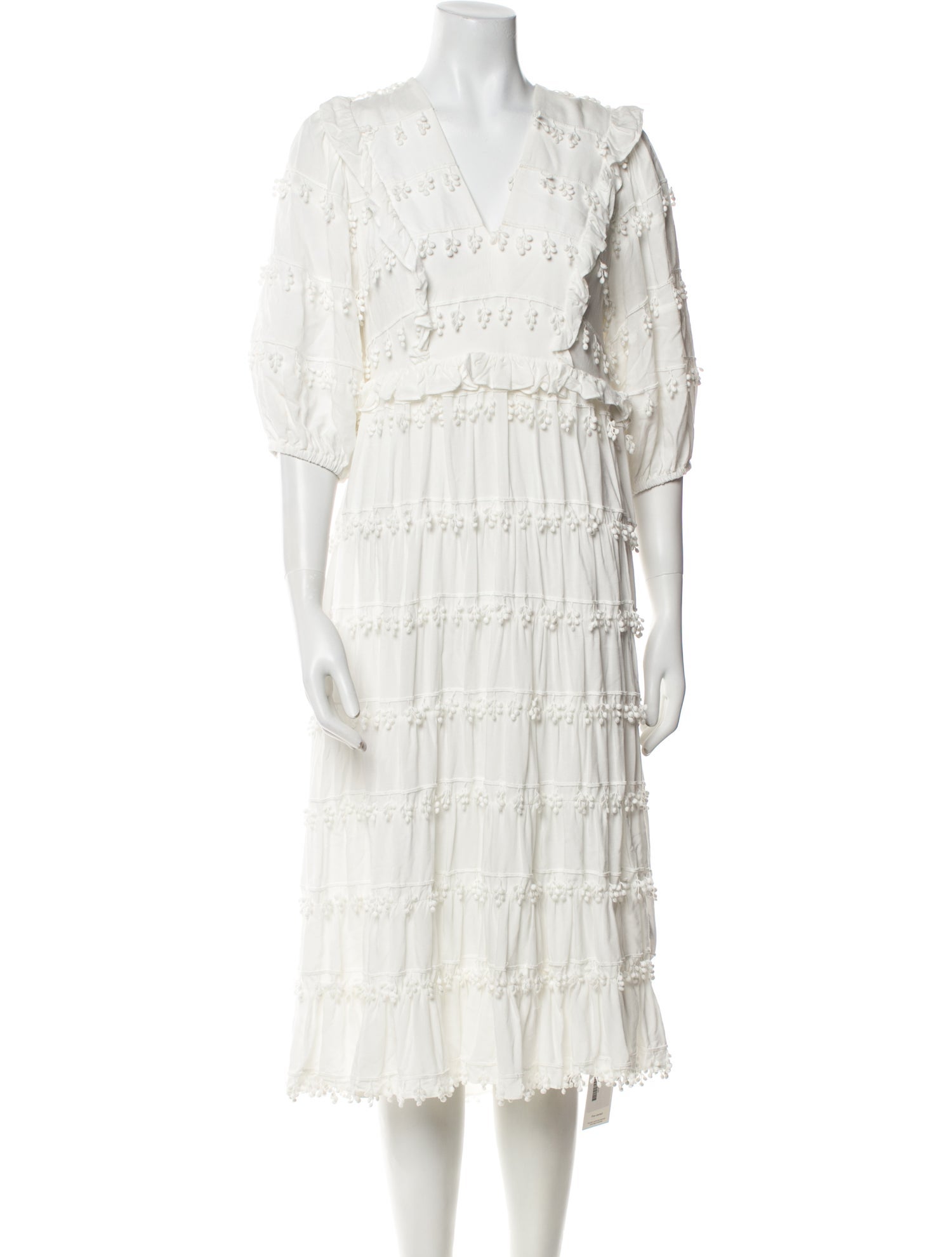 Farm Rio V-Neck Midi Length Dress