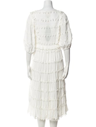 Farm Rio V-Neck Midi Length Dress