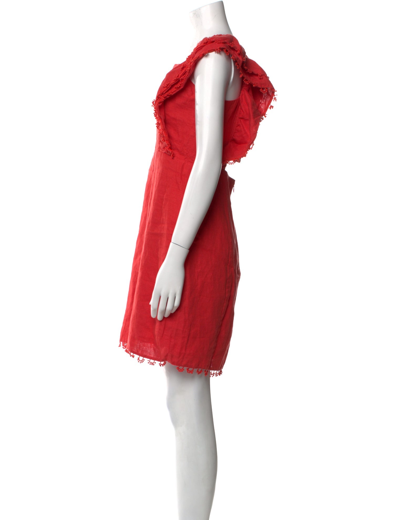 Farm Rio Linen Knee-Length Dress