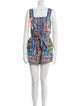Farm Rio Printed Square Neckline Romper