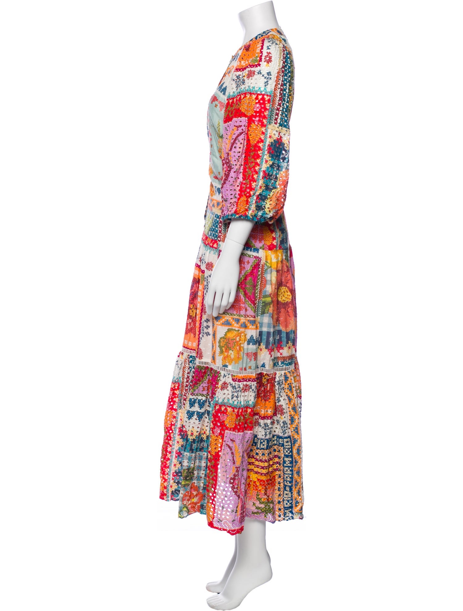 Farm Rio Printed Long Dress