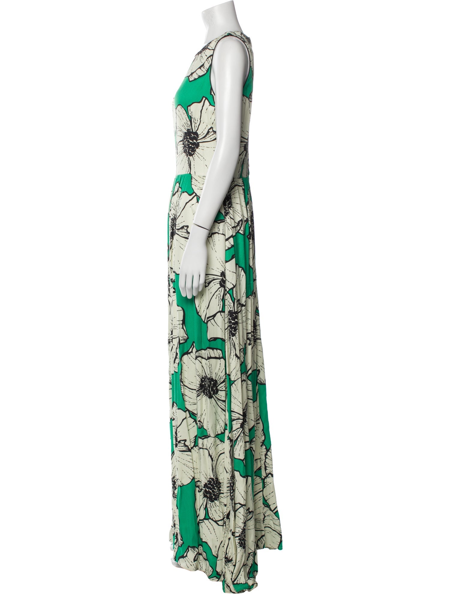 Farm Rio Floral Print Long Dress