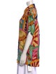 Farm Rio Printed Short Sleeve Button-Up Top