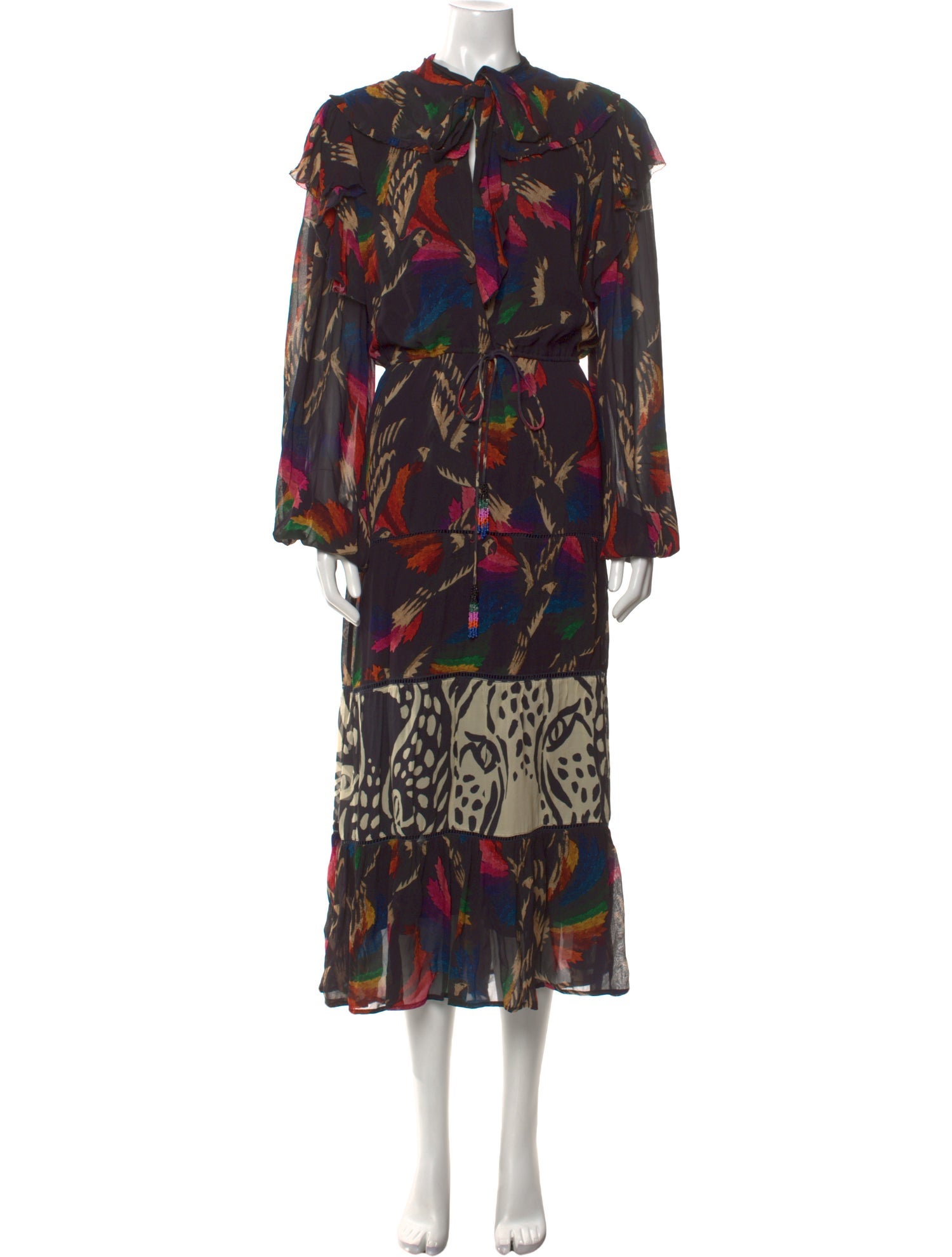 Farm Rio Printed Long Dress