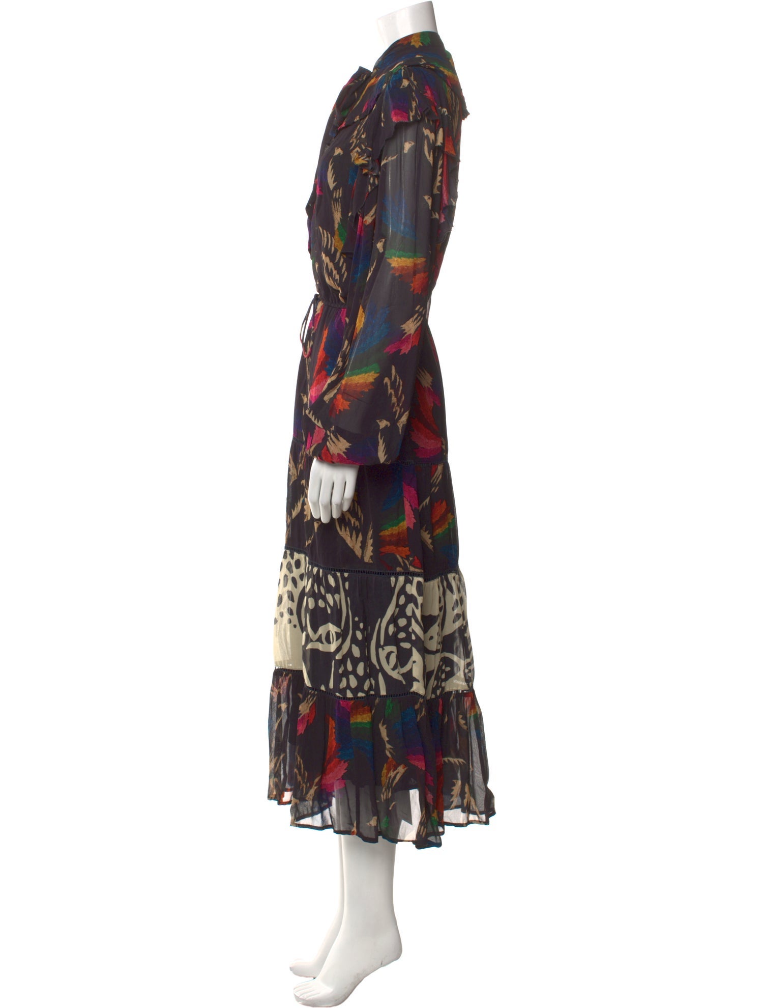 Farm Rio Printed Long Dress