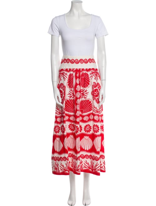 Farm Rio Linen Printed Skirt Set