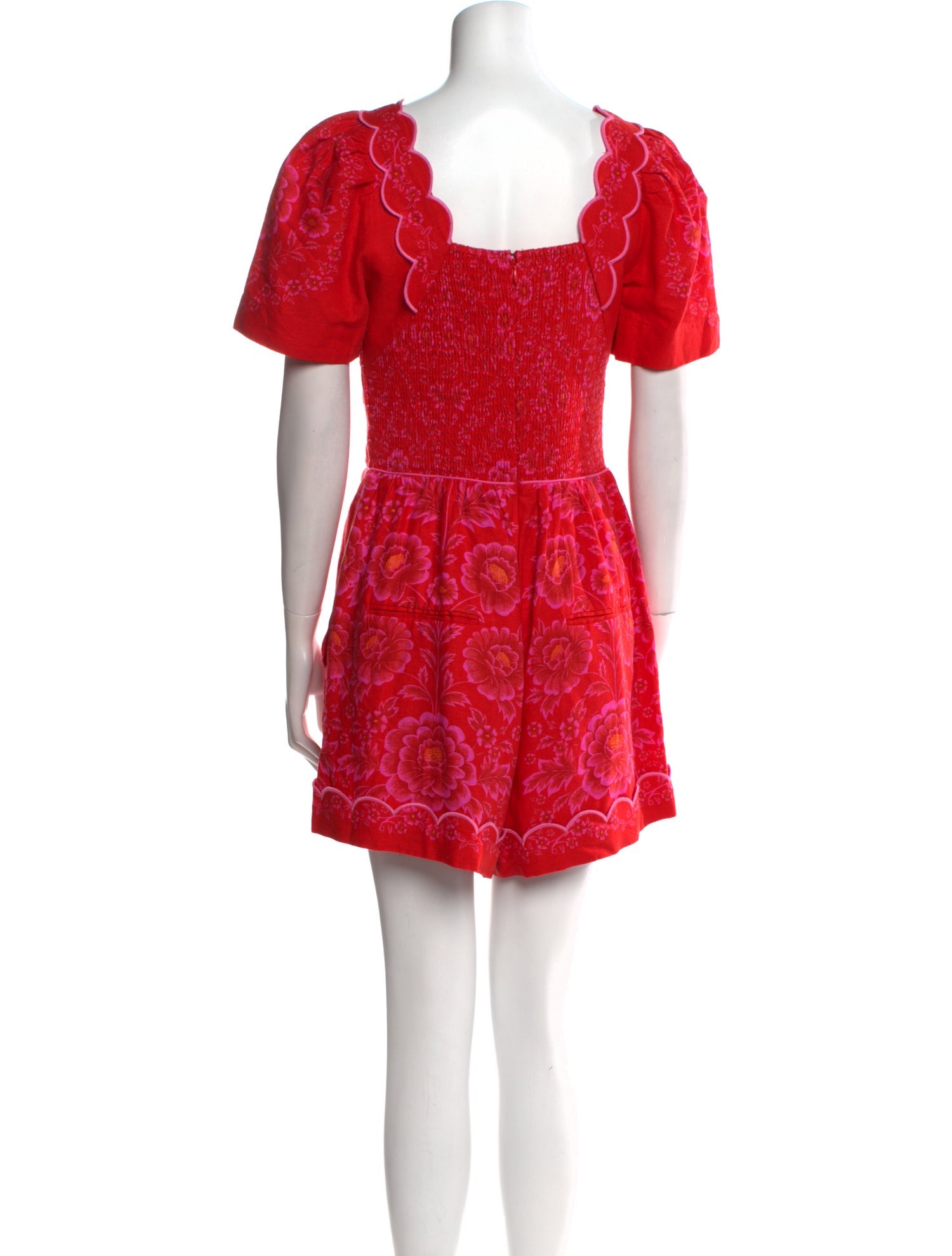 Farm Rio Linen V-Neck Romper