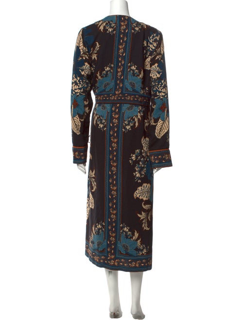 Farm Rio Floral Print Long Dress