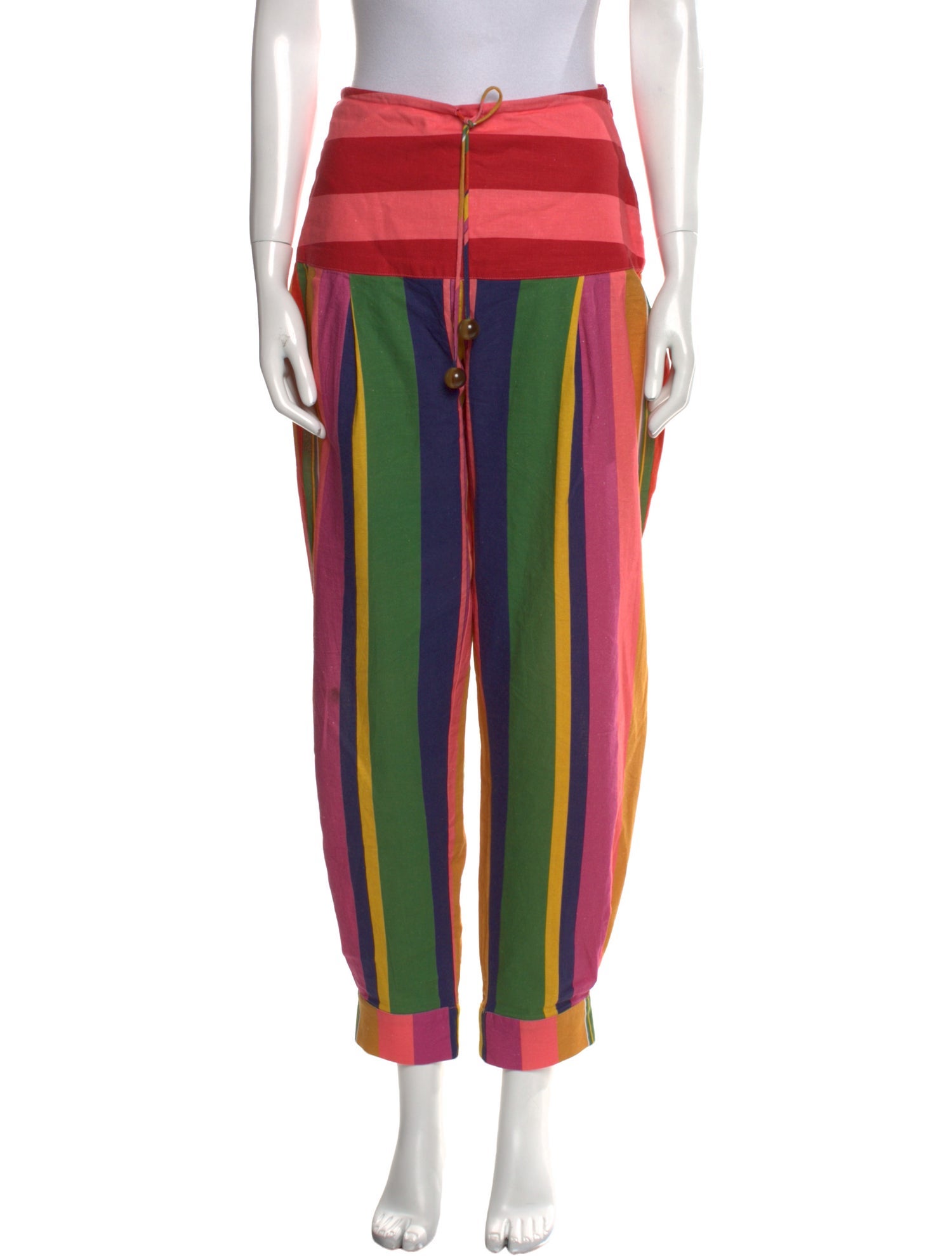 Farm Rio Linen Straight Leg Pants