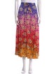 Farm Rio Printed Midi Length Skirt