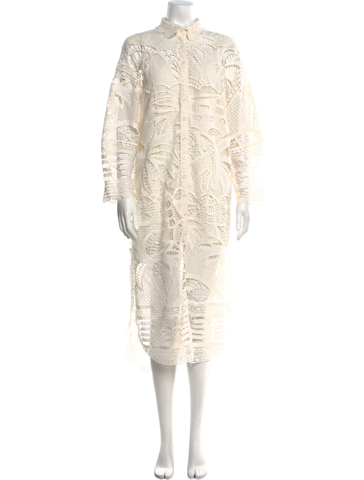 Farm Rio Lace Long Dress