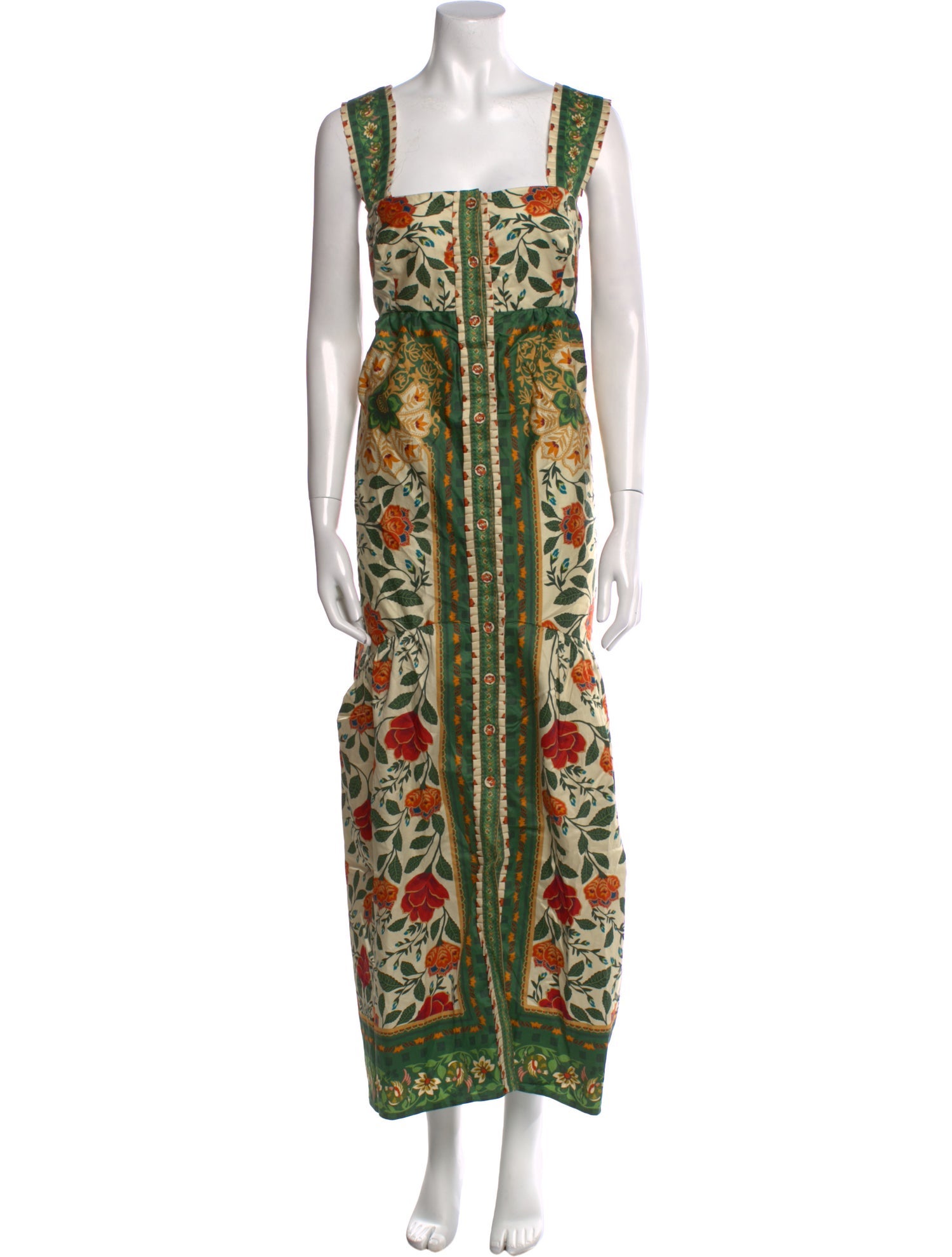 Farm Rio Printed Long Dress w/ Tags