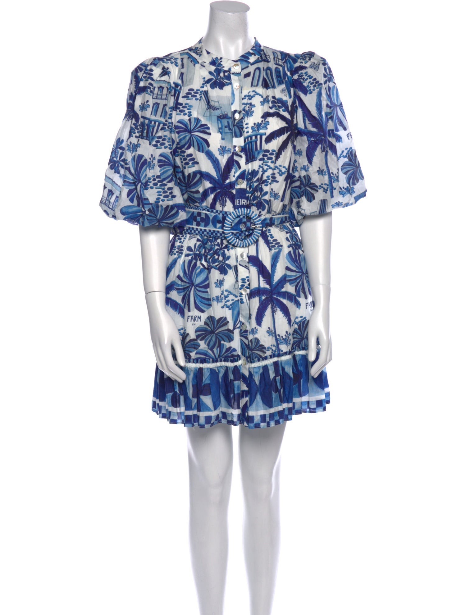 Farm Rio Printed Mini Dress