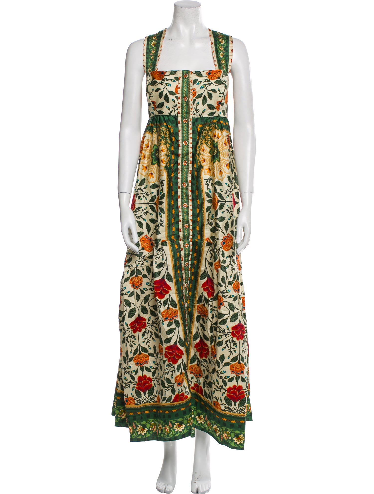 Farm Rio Printed Long Dress w/ Tags