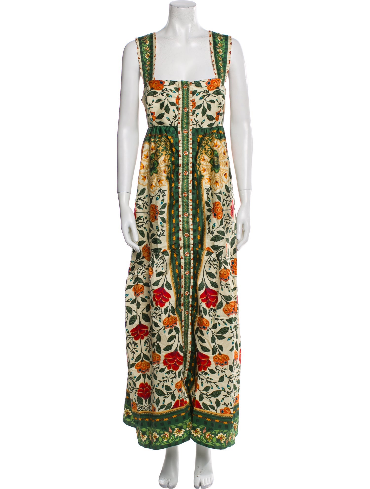 Farm Rio Printed Midi Length Dress w/ Tags