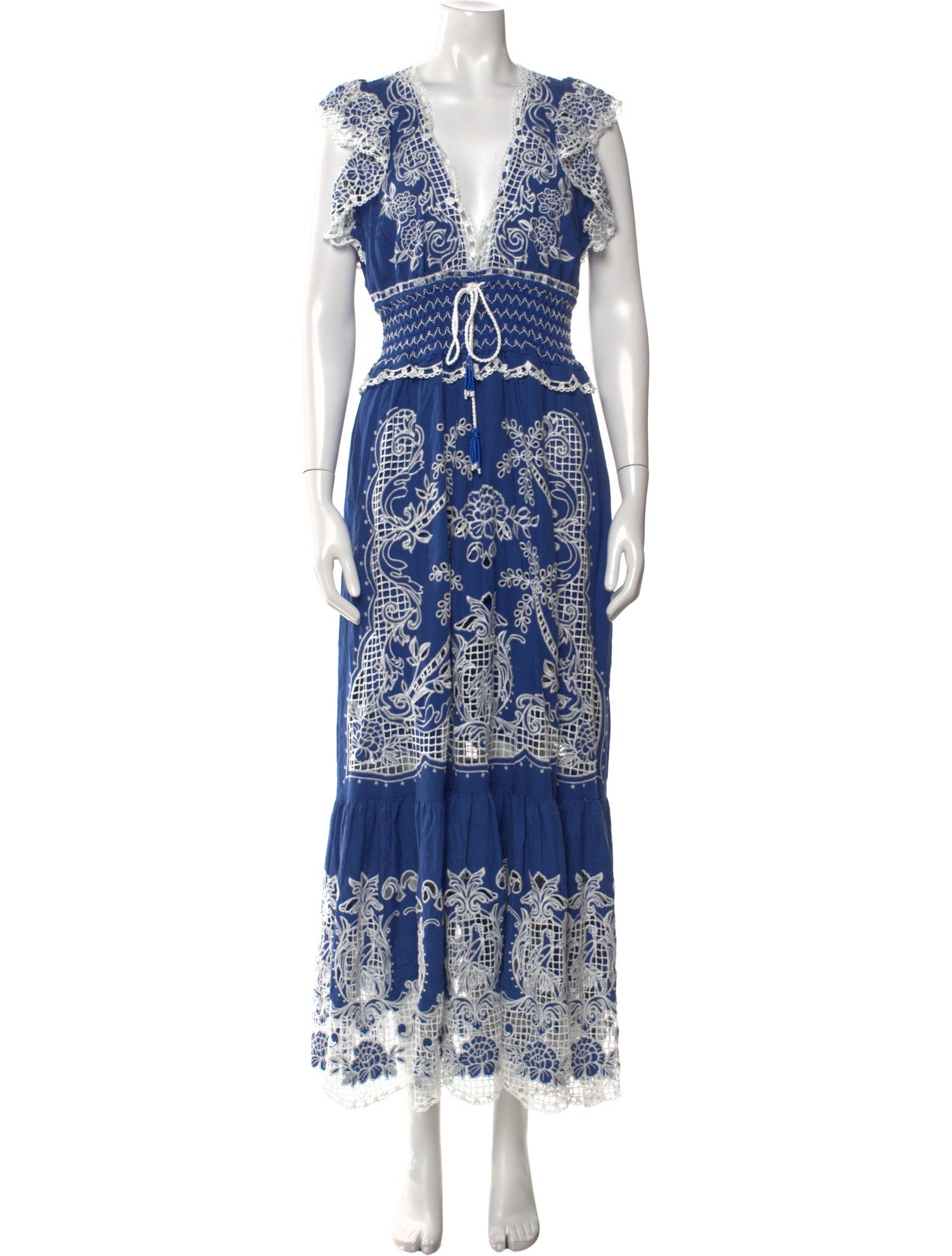 Farm Rio Linen Long Dress w/ Tags