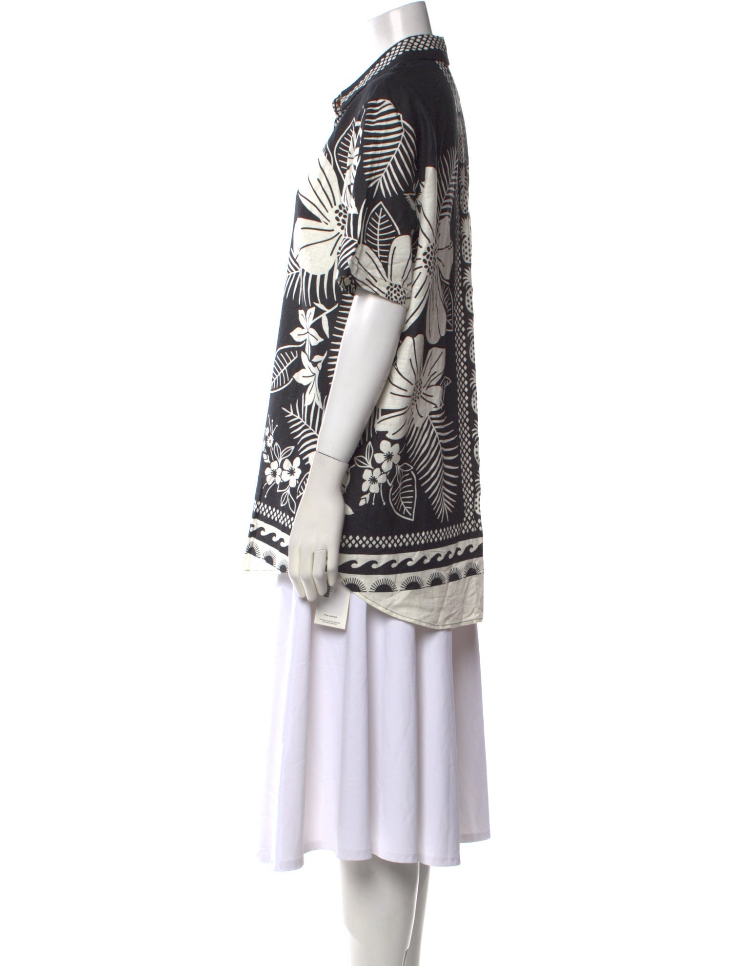 Farm Rio Printed Short Sleeve Tunic w/ Tags