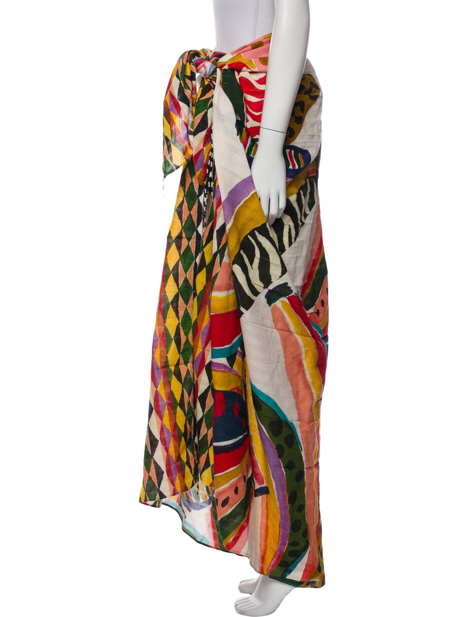 Farm Rio Banana Sarong Printed Cover-Up w/ Tags