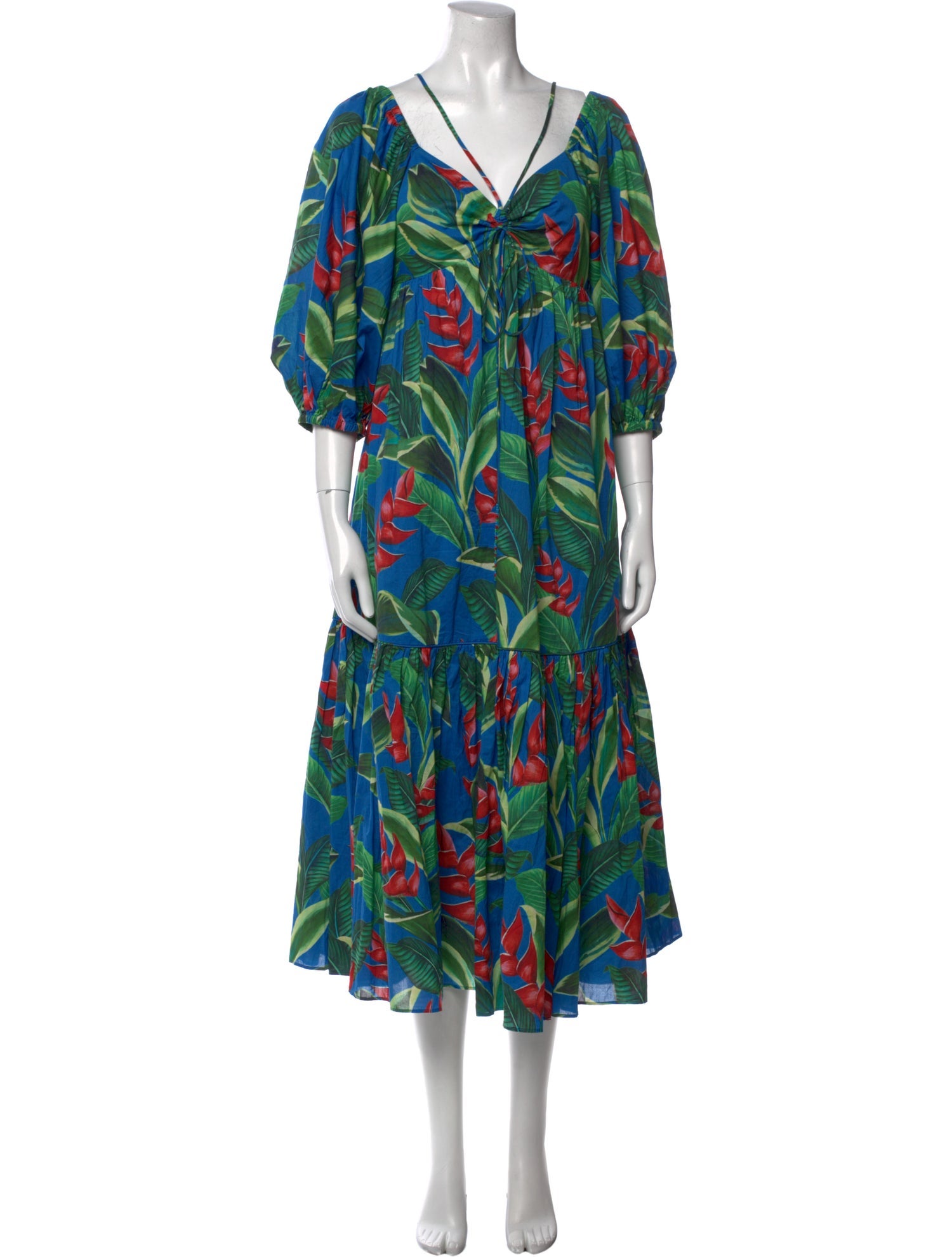 Farm Rio Printed Long Dress