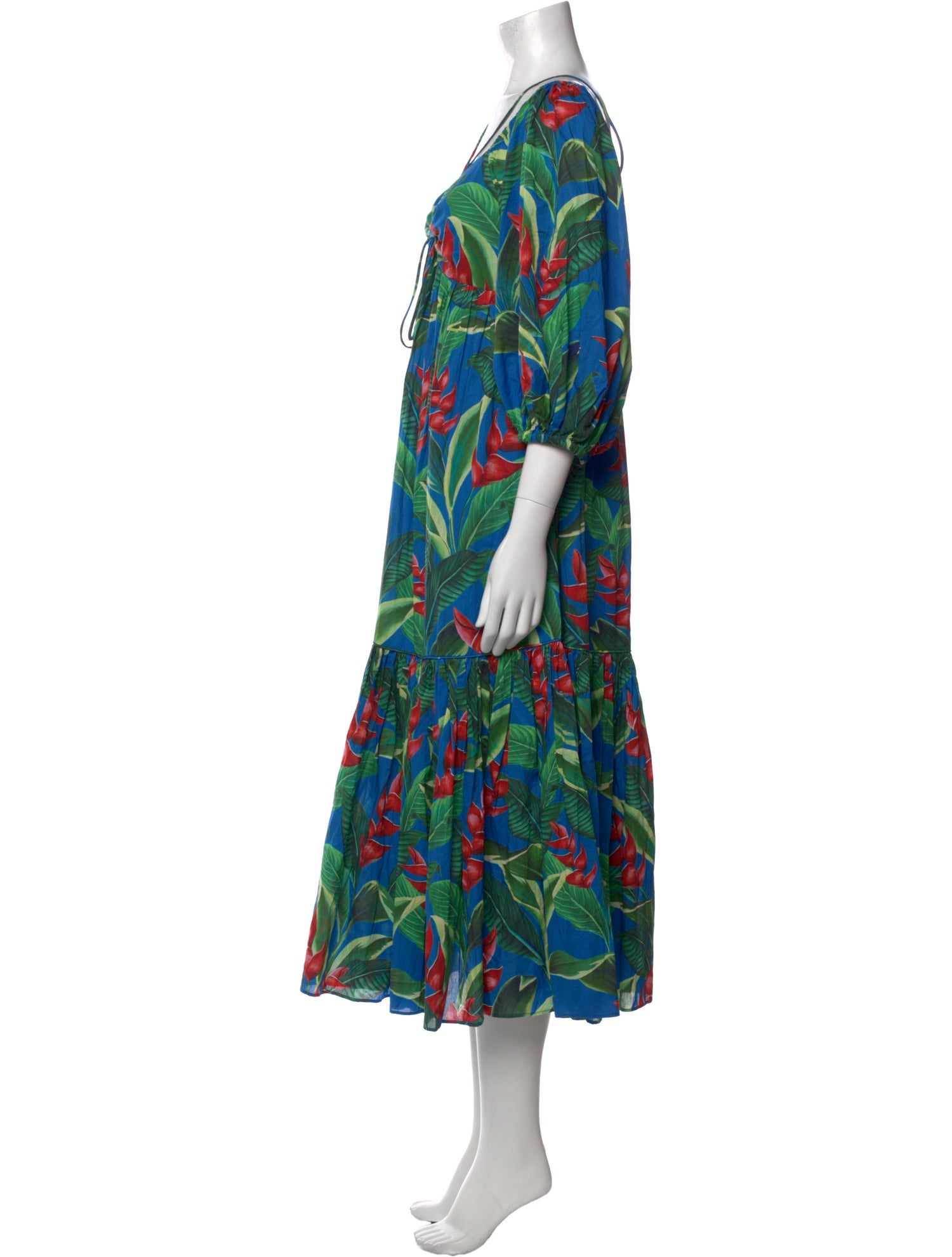 Farm Rio Printed Long Dress
