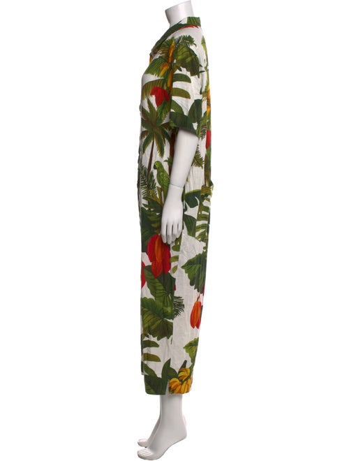 Farm Rio Linen Printed Jumpsuit