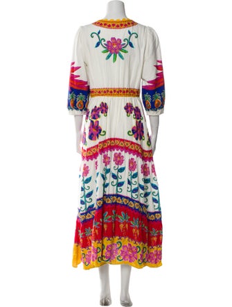 Farm Rio Linen Long Dress