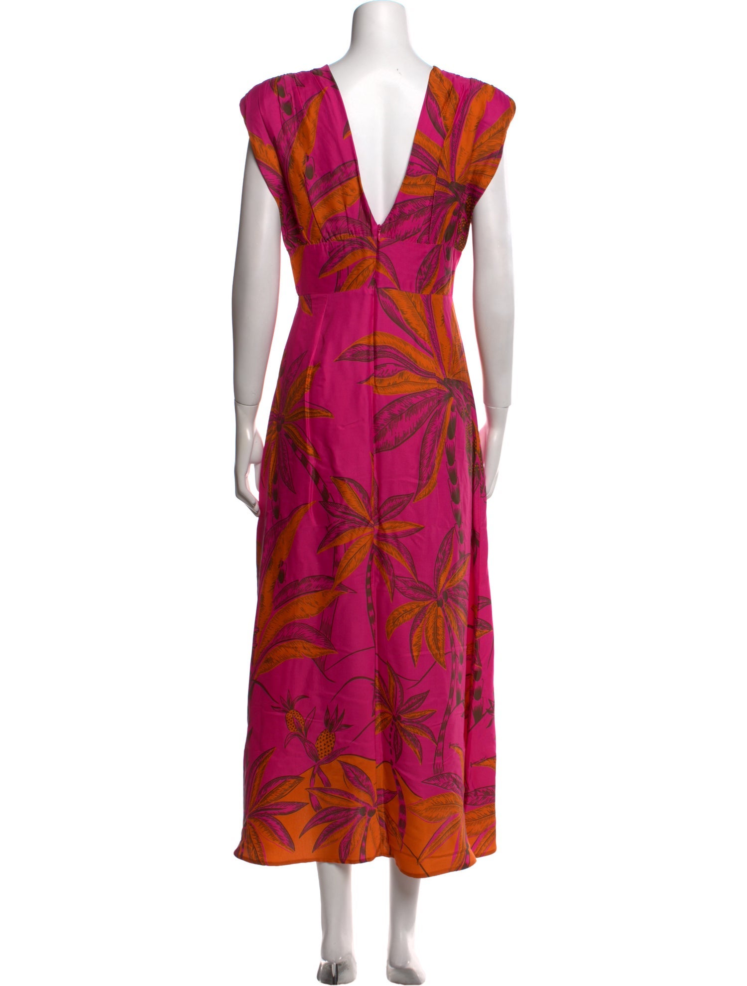 Farm Rio Floral Print Long Dress