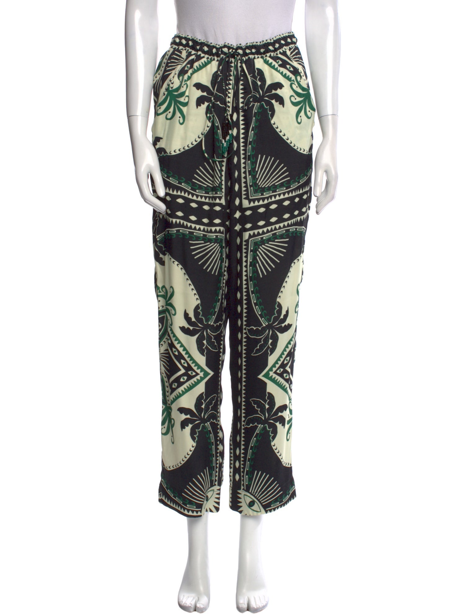 Farm Rio Printed Straight Leg Pants