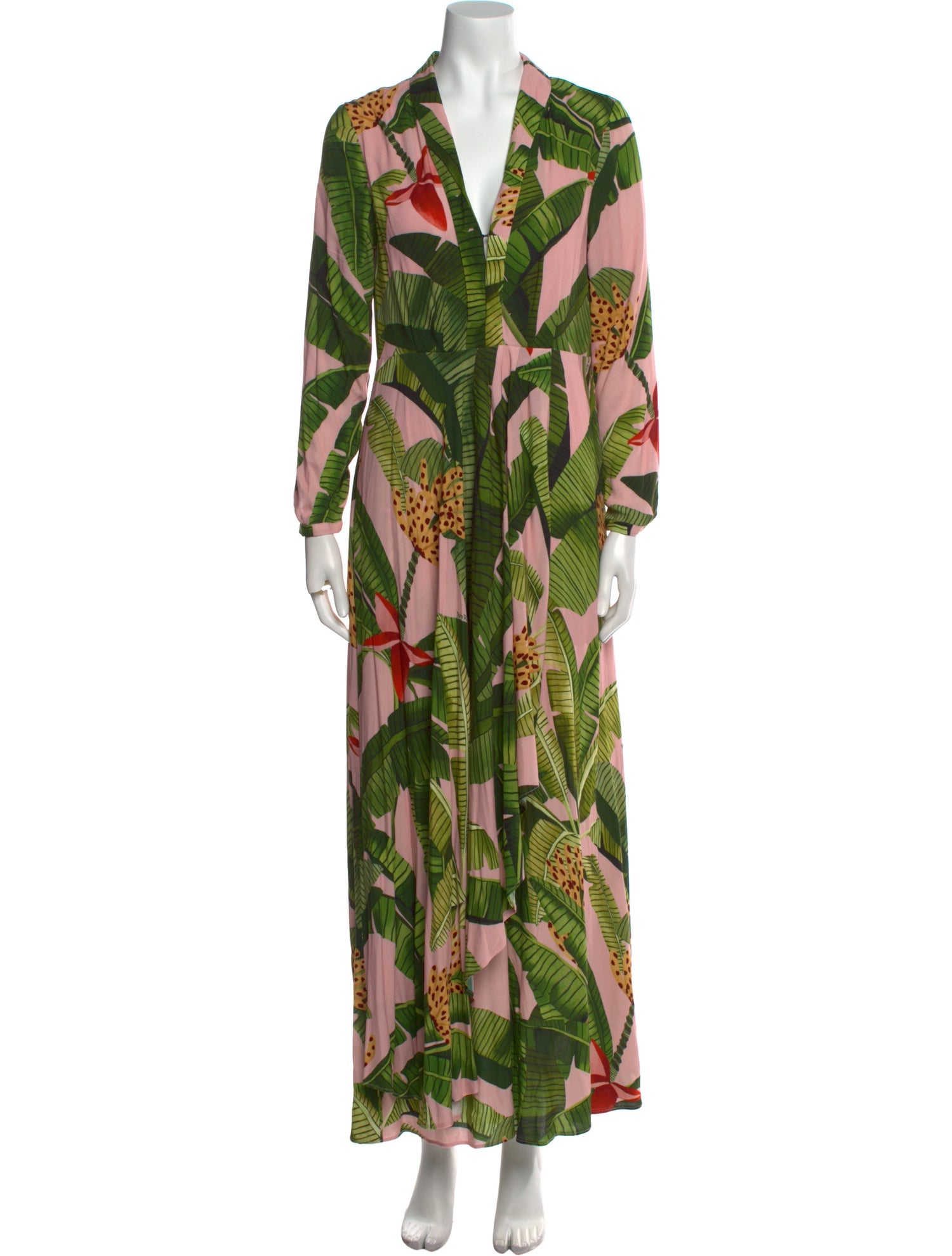 Farm Rio Printed Long Dress