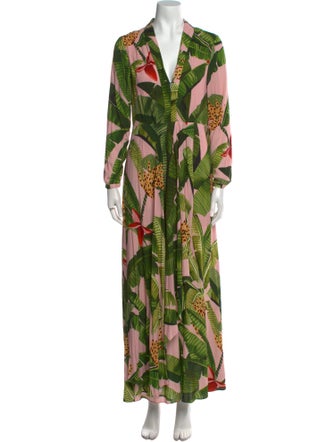 Farm Rio Printed Long Dress