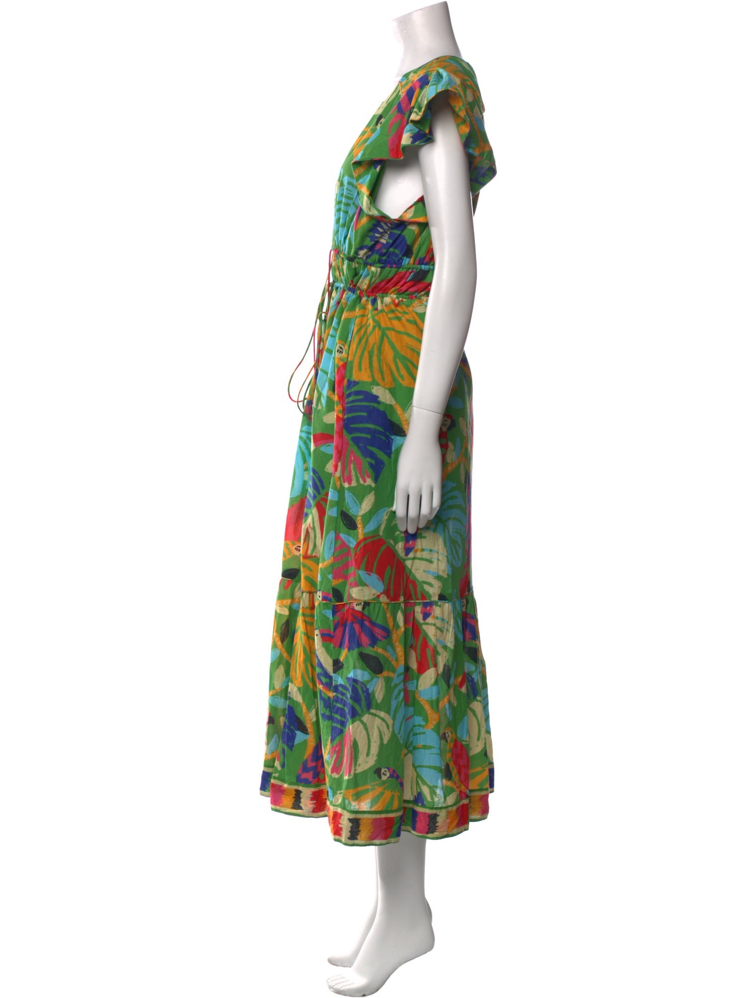 Farm Rio Printed Long Dress