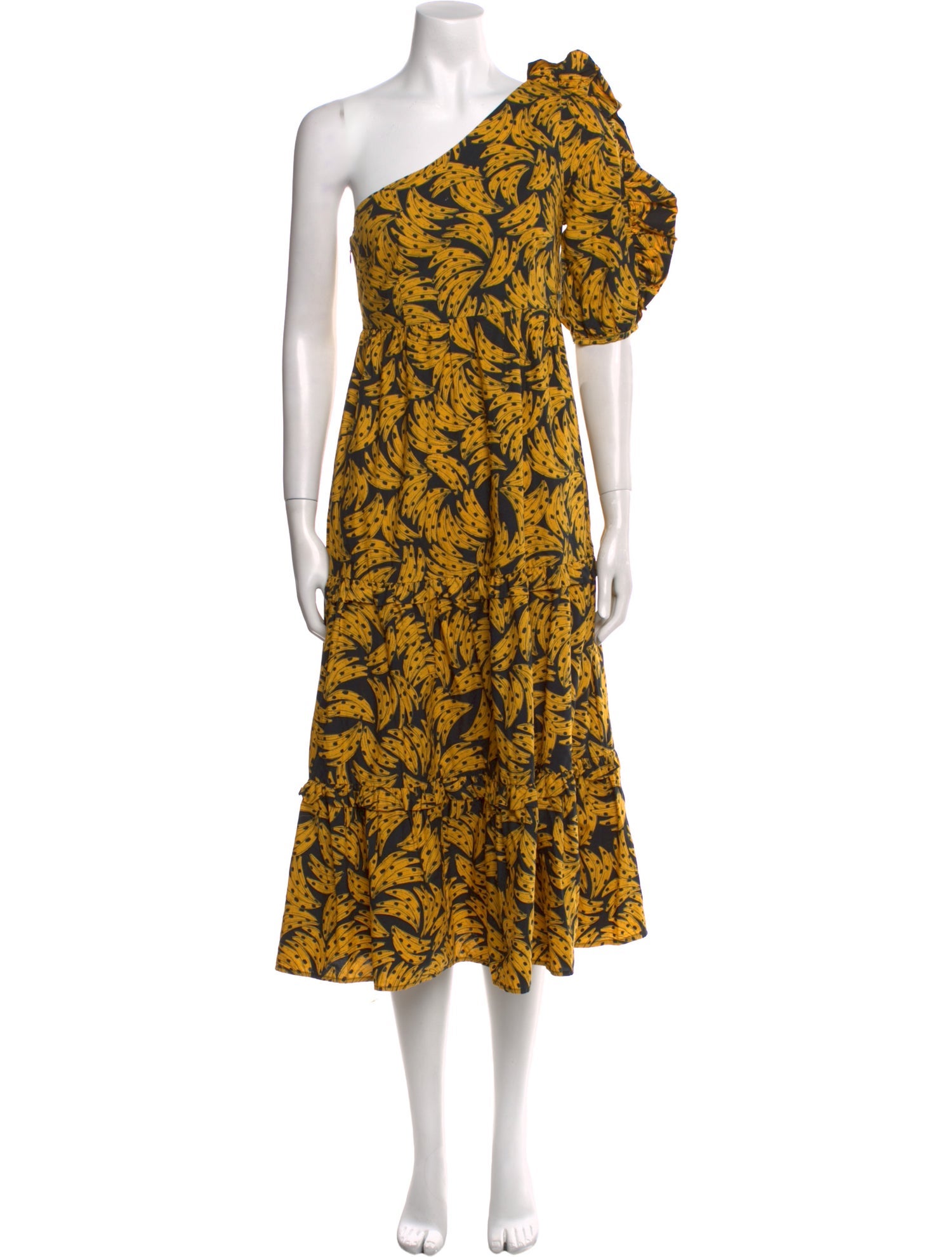 Farm Rio Printed Midi Length Dress