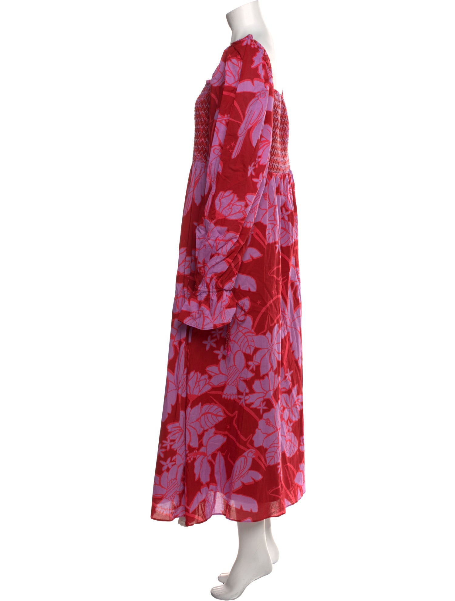 Farm Rio Floral Print Long Dress