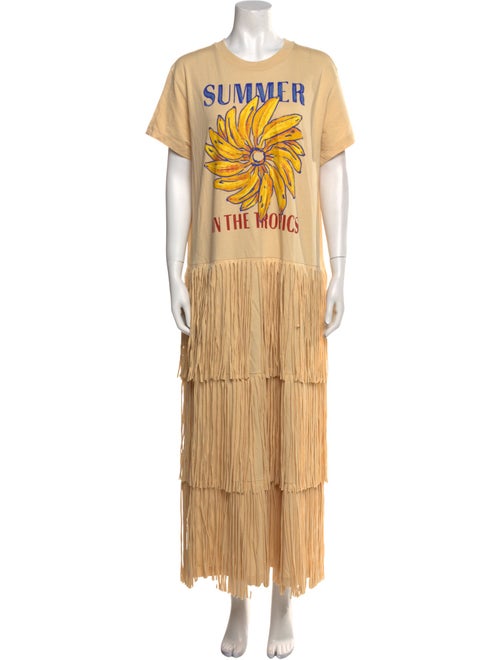 Farm Rio Graphic Print Long Dress