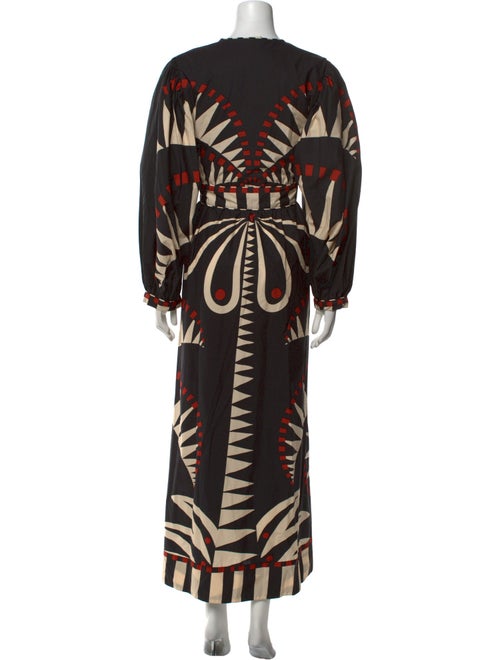 Farm Rio Printed Long Dress
