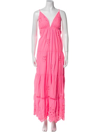 Farm Rio V-Neck Midi Length Dress