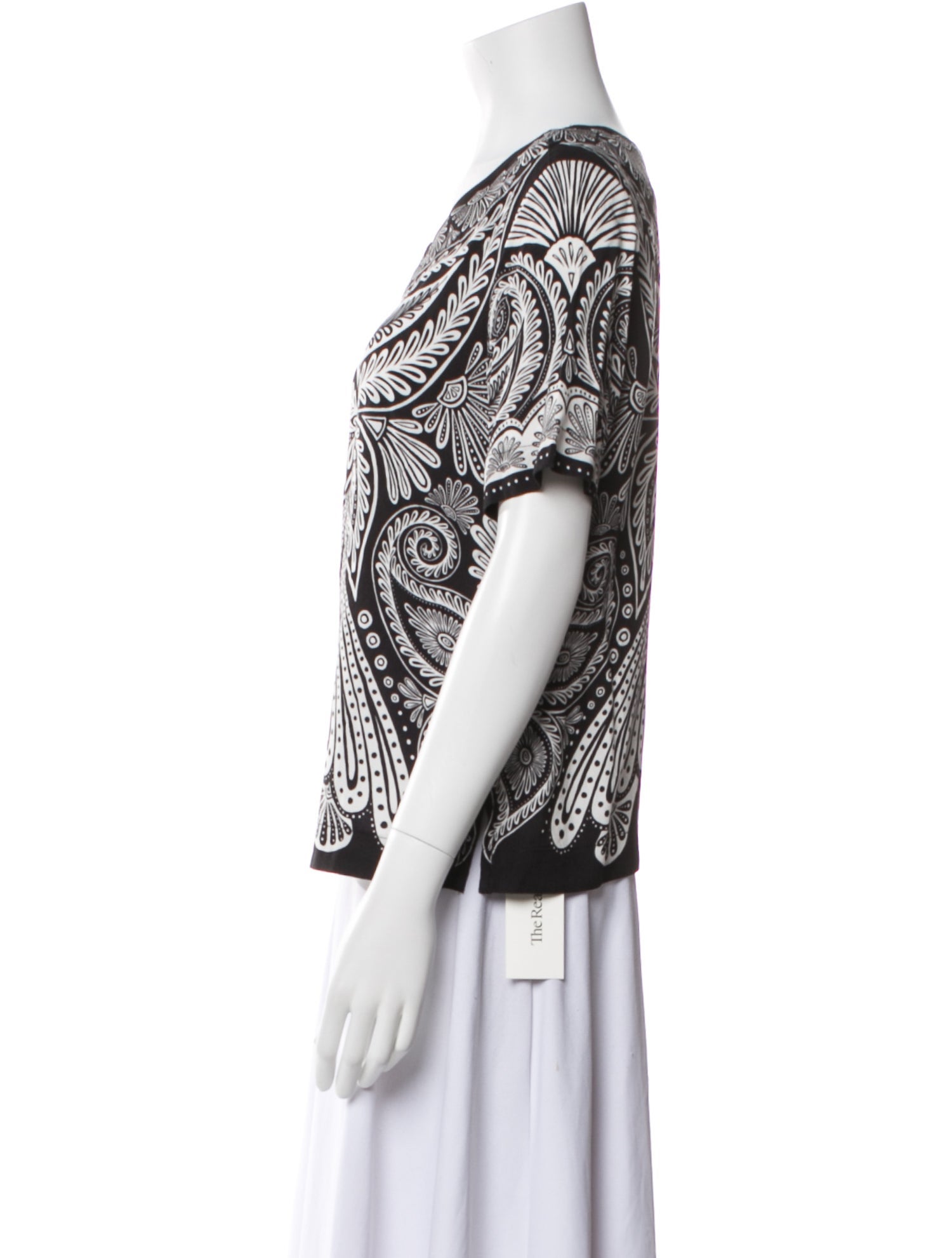 Farm Rio Printed Scoop Neck T-Shirt