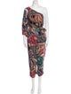 Farm Rio Printed One-Shoulder Jumpsuit