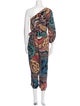 Farm Rio Printed One-Shoulder Jumpsuit