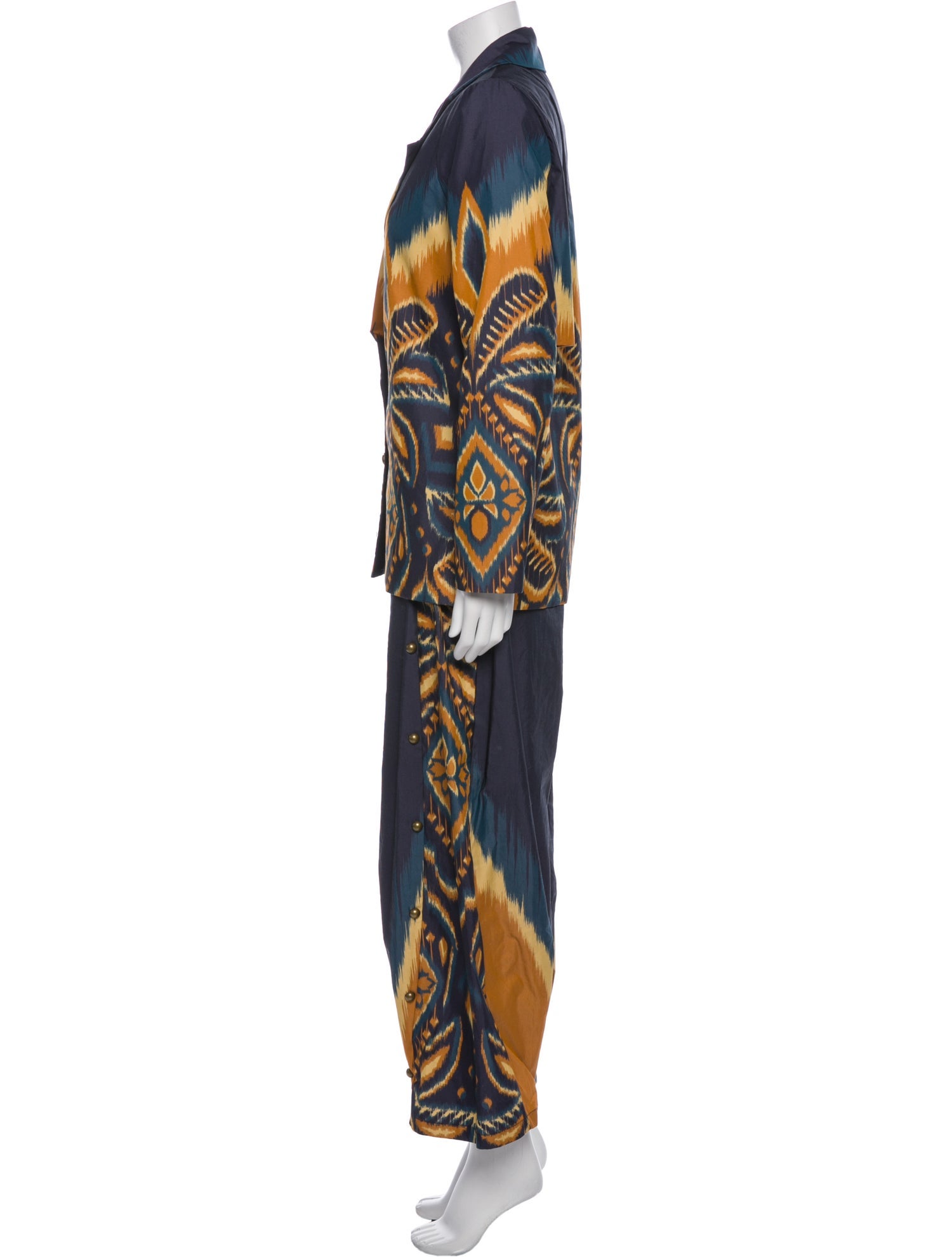 Farm Rio Printed Studded Accents Pantsuit