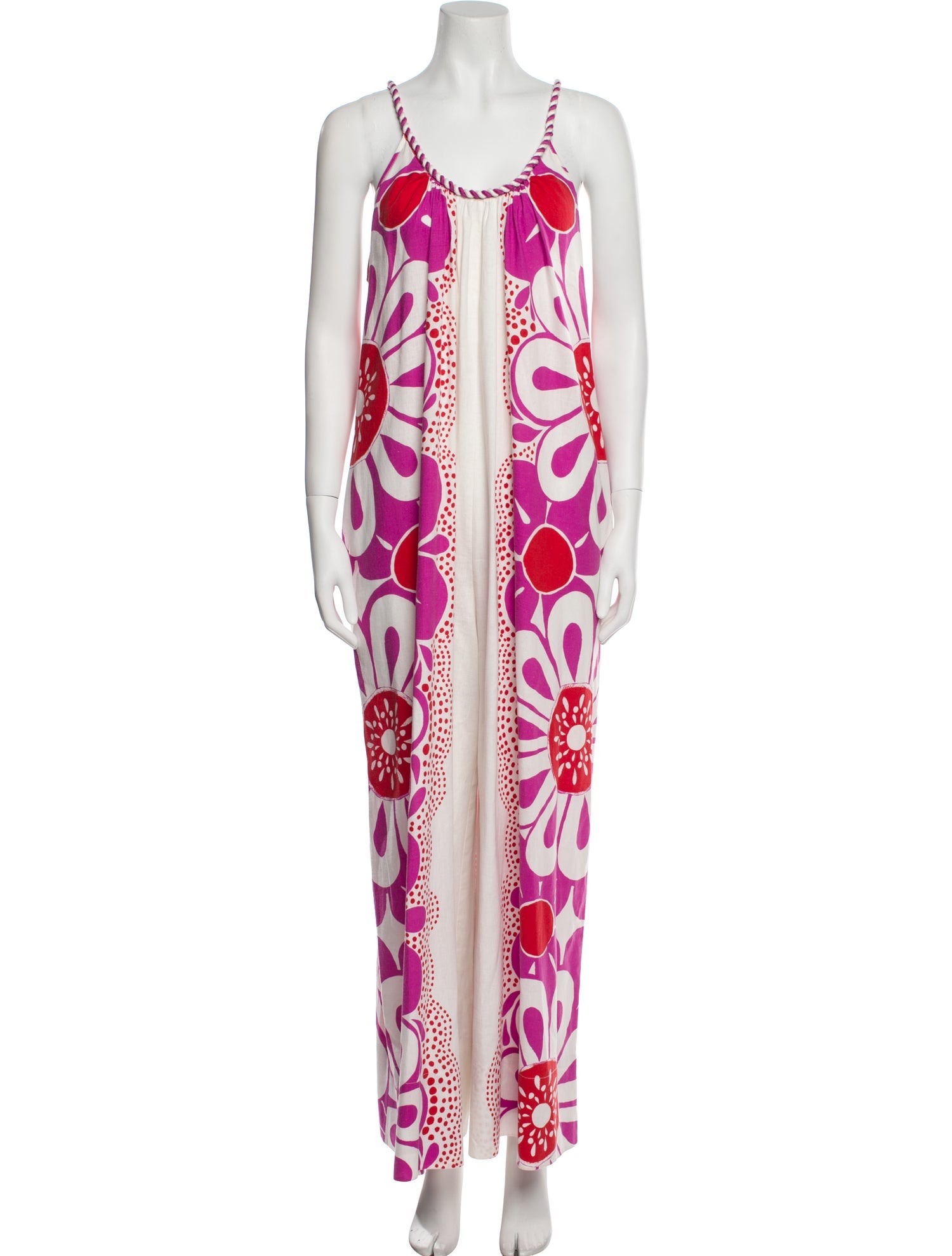 Farm Rio Linen Printed Jumpsuit