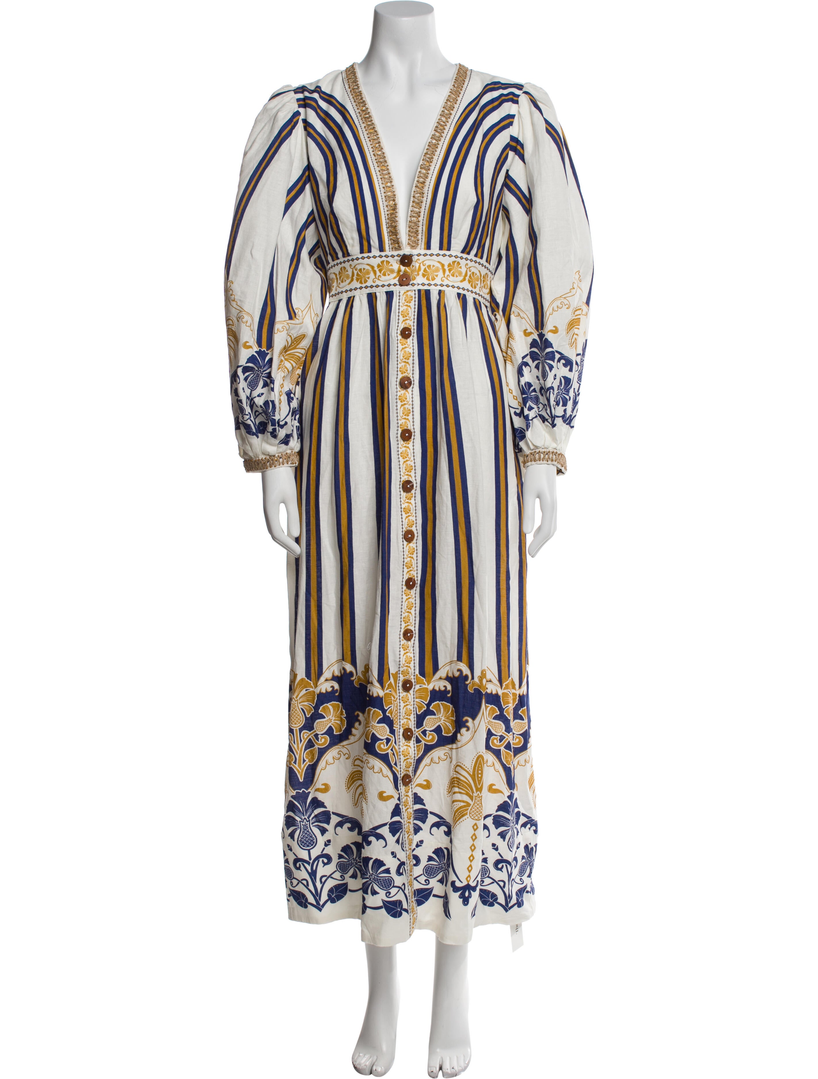 Farm Rio Linen Long Dress