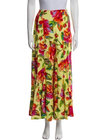 Farm Rio Pants Linen Wide Leg Petite