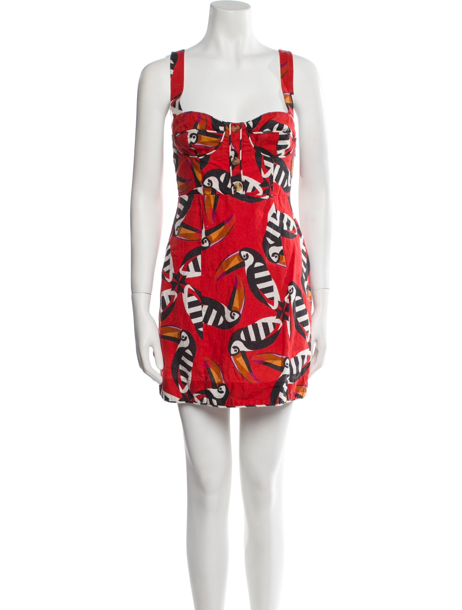 Farm Rio Linen Mini Dress