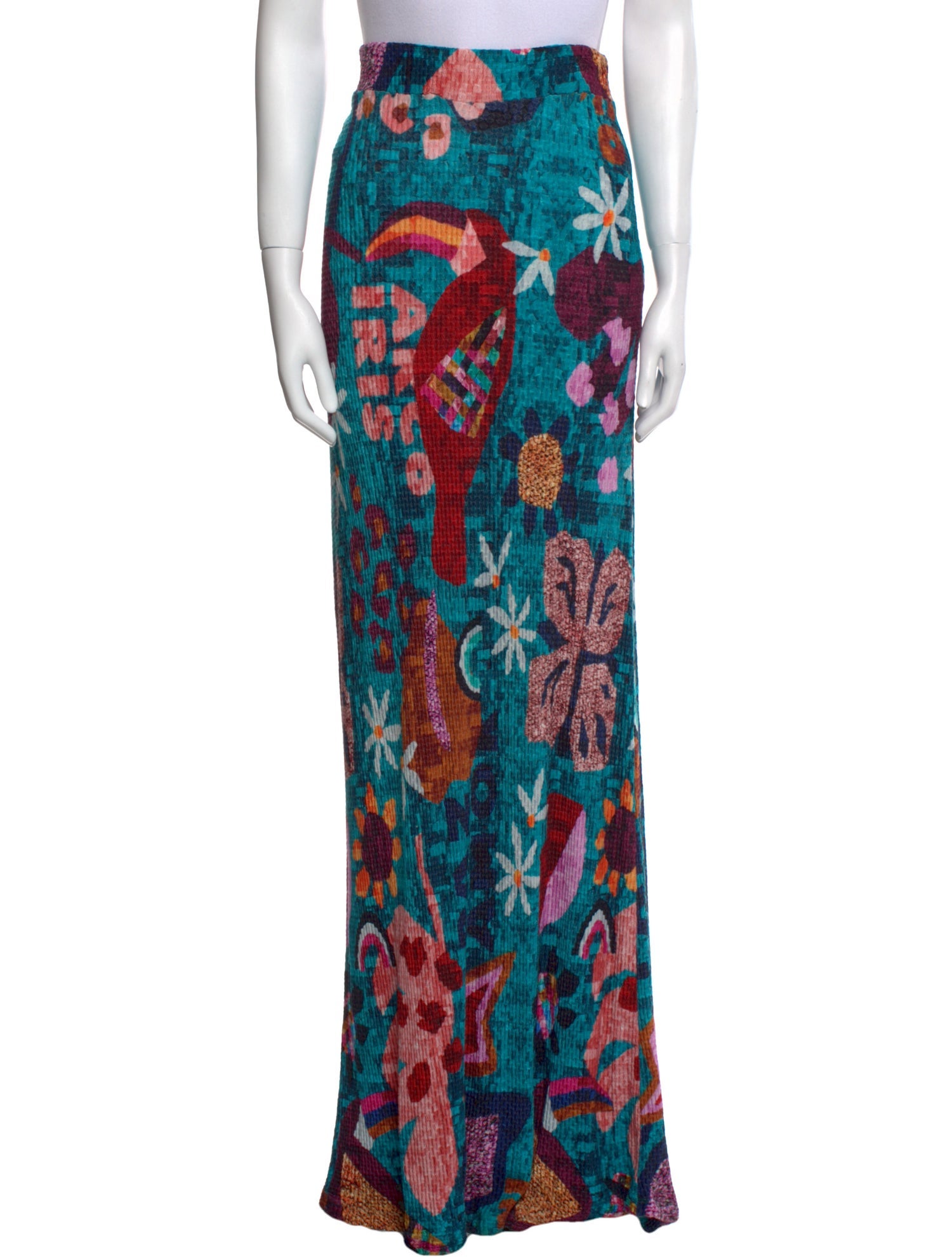 Farm Rio Printed Long Skirt