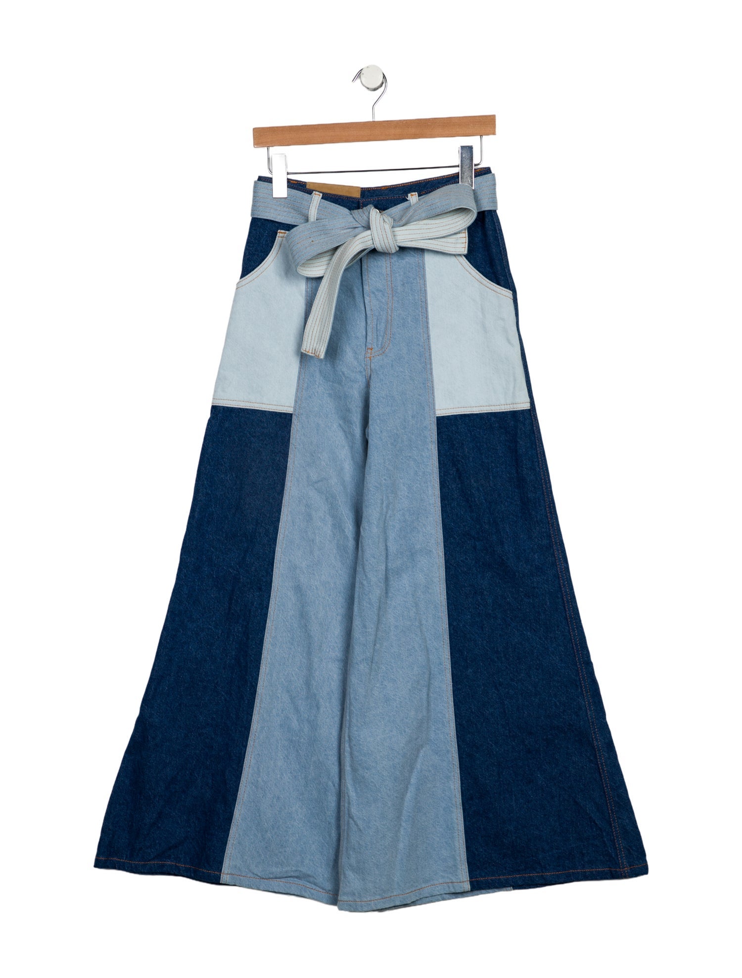 Farm Rio High-Rise Wide Leg Jeans